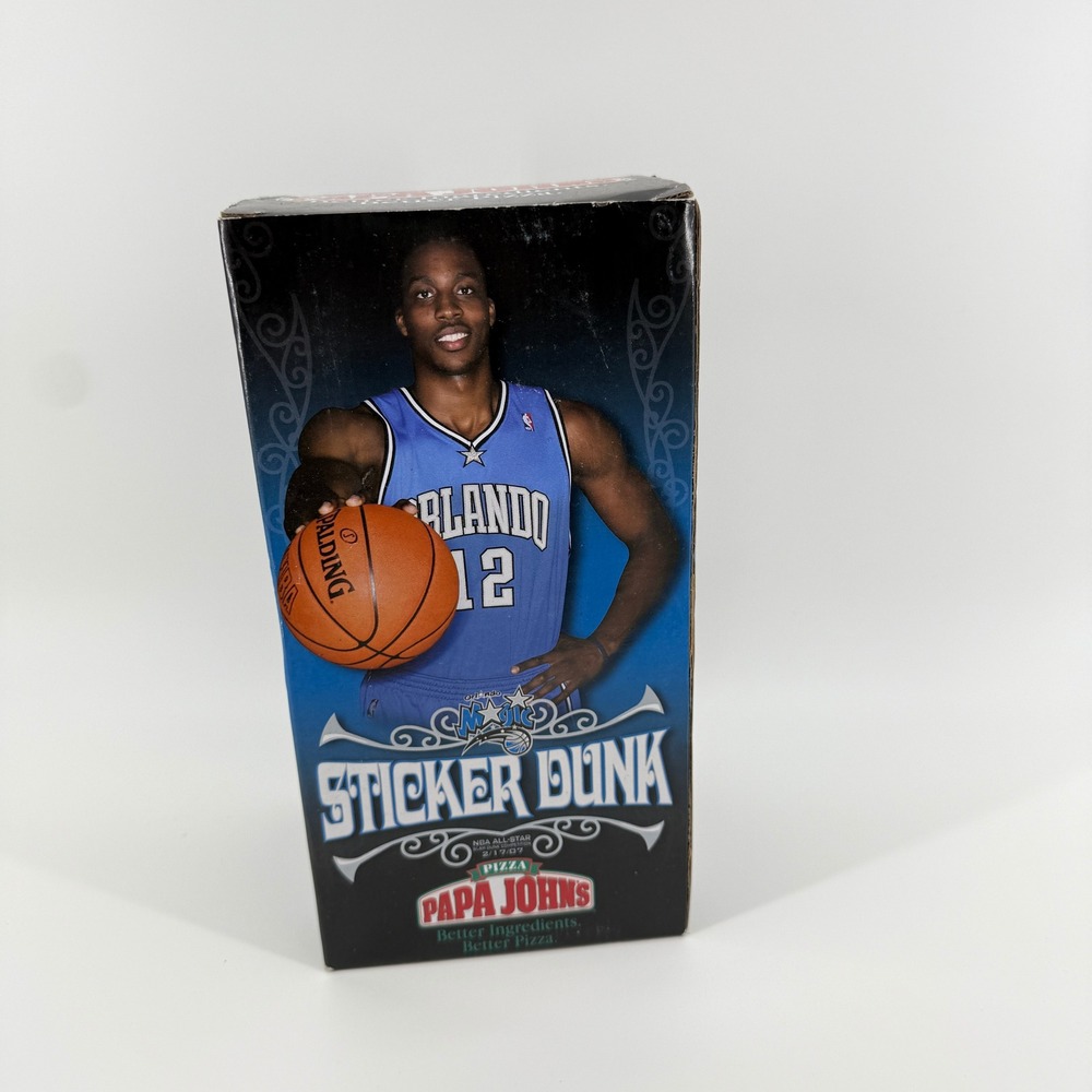 Dwight Howard Orlando Magic Sticker Dunk Papa John's Pizza NBA Collectible